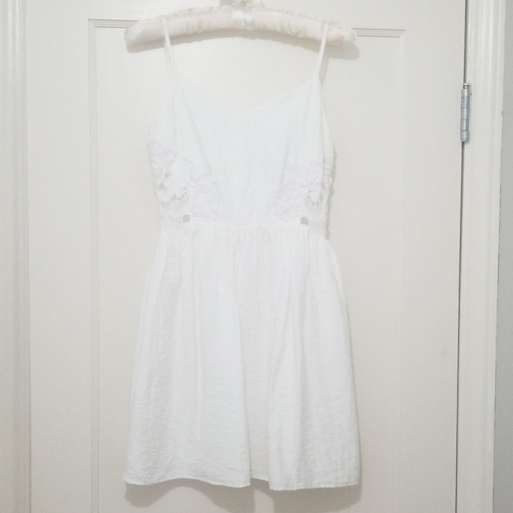 AQUA white sundress size xs